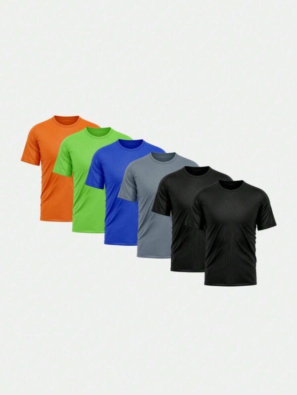 Kit 5 Camisetas Básicas Masculina Dry Fit