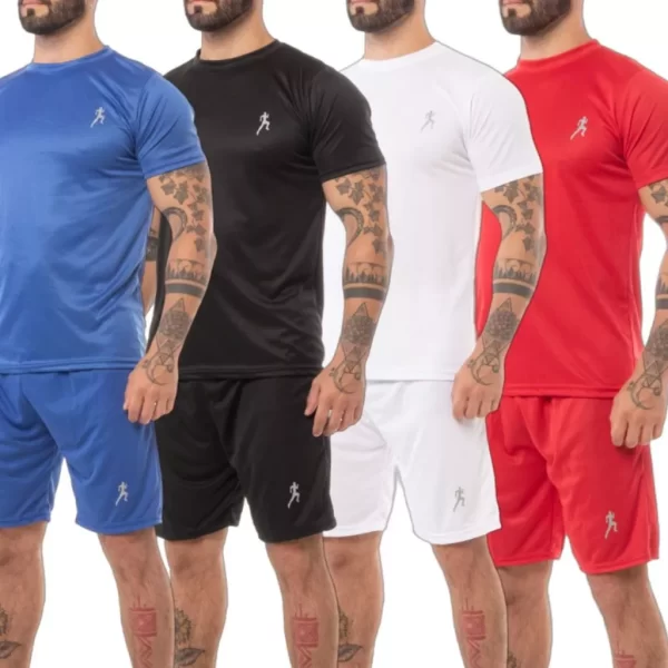 Kit 4 Camisetas + 4 Bermudas Masculinas - Image 2