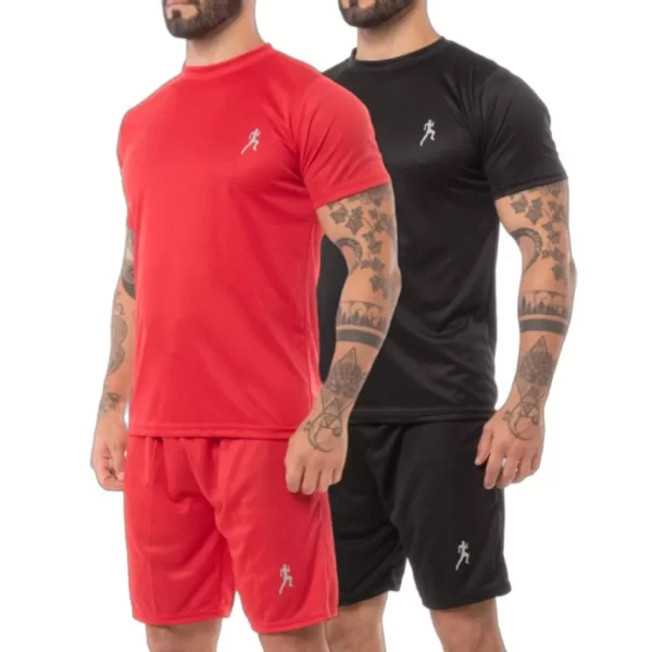 Kit 4 Camisetas + 4 Bermudas Masculinas - Image 4